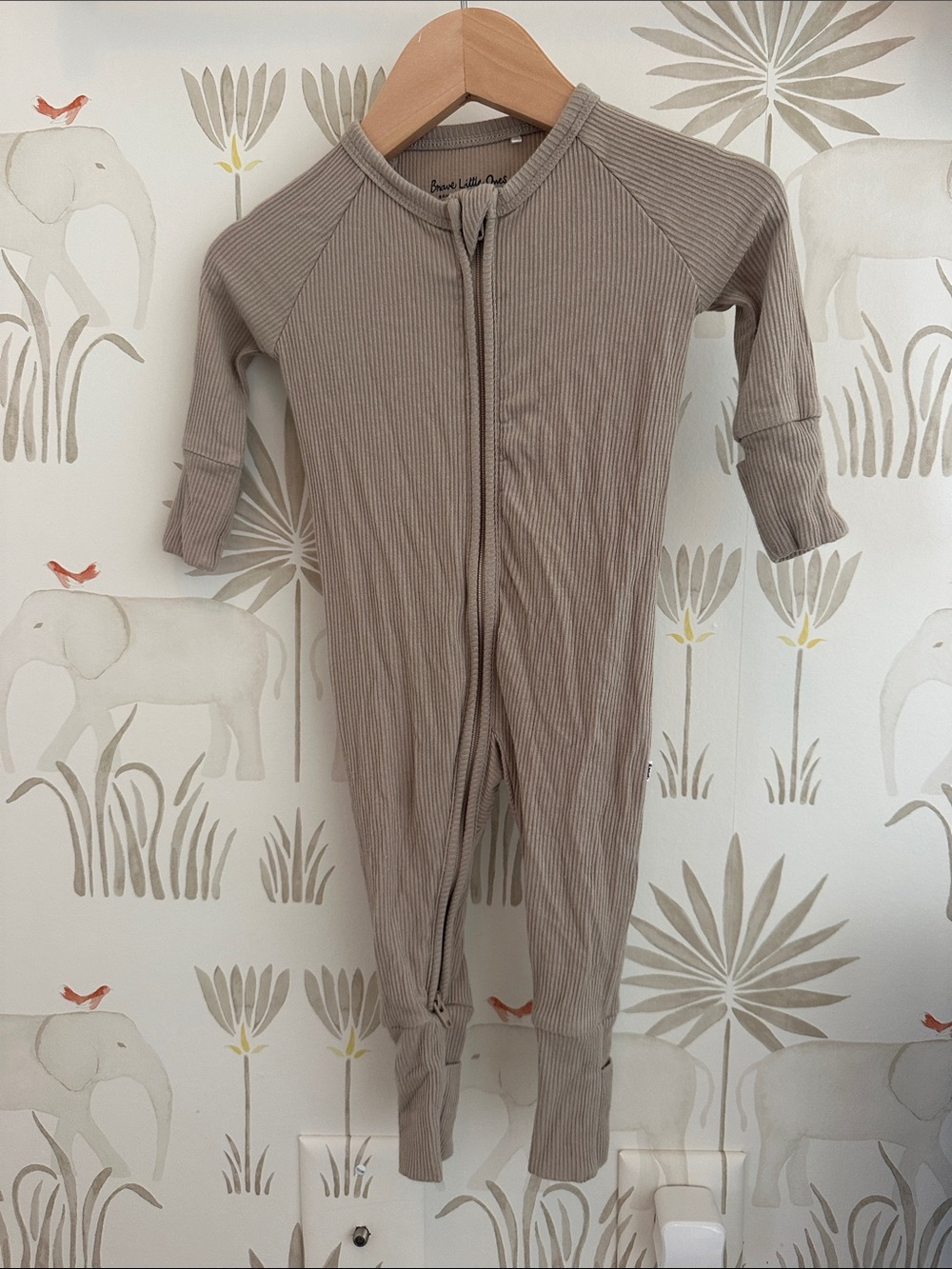 Brave Little Ones Ribbed Convertible Romper